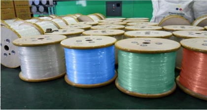 Transparent Long Line Tuna Nuv Ntses Kab Nylon Monofilament Kab 2.0mm Ntoo Spool Pob